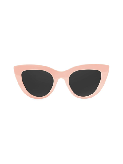Shop Aqs Women's 47mm Cat Eye Sunglasses In Pink