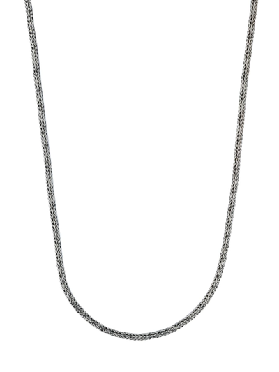 Shop Eli Pebble Men's Sterling Silver Tulang Naga Chain Necklace