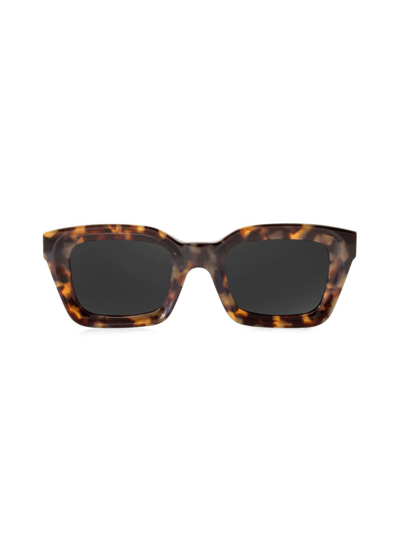 Shop Aqs Women's 47mm Square Sunglasses In Brown