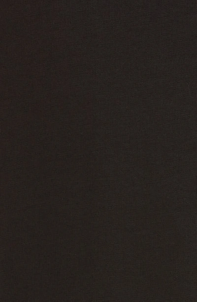 Shop Moncler Logo Cotton Blend Sweatshirt In Black
