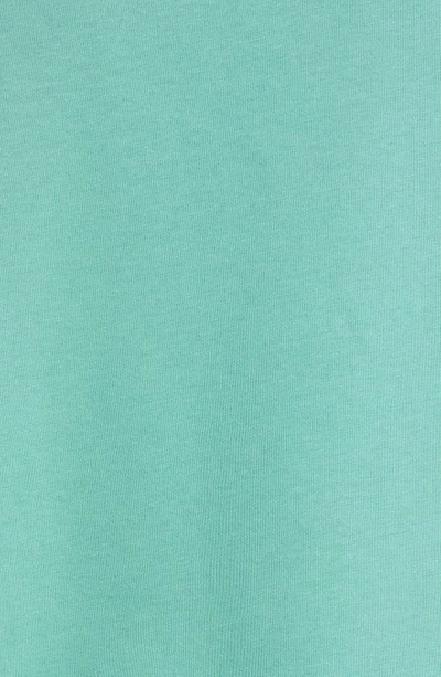 Shop Moncler Logo Cotton Blend Sweatshirt In Mint Green