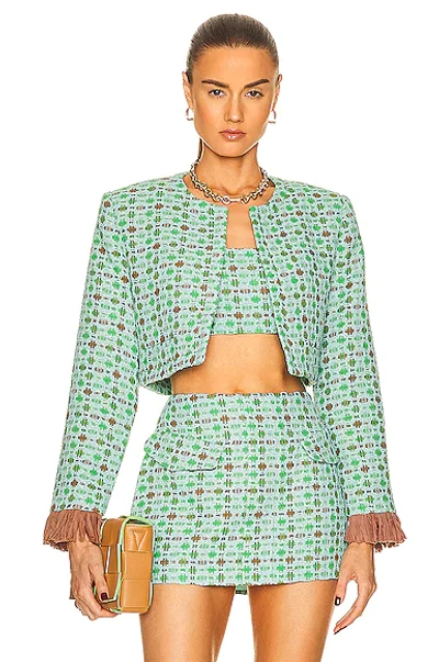 Shop Alexis Galena Jacket In Aqua