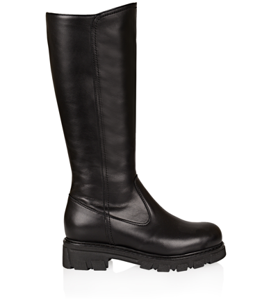 Shop La Canadienne Axel Shearling Lined Leather Boot In Black