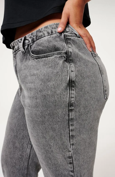 Shop Good American Good Icon Loose Fit Straight Leg Jeans In Black239