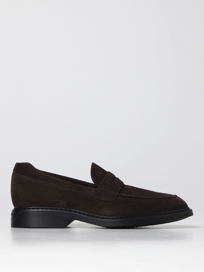 Hogan Loafers  Men Color Dark In Dark