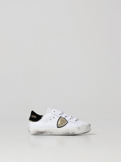 Shop Philippe Model Junior Shoes  Kids Color White