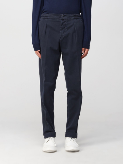 Shop Kiton Pants  Men Color Blue