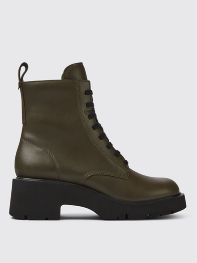 Camper Flat Booties  Women Color Green In Green