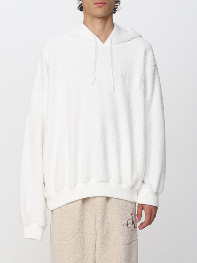 Shop Magliano Sweatshirt  Men Color White