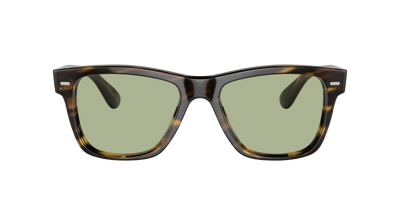 Shop Oliver Peoples Man Sunglass Ov5393sf Oliver Sun In Green Wash