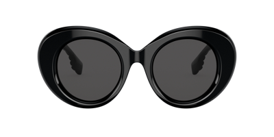 Shop Burberry Woman Sunglasses Be4370u Margot In Dark Grey