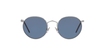 Sunglass Hut Collection Unisex Sunglasses Hu1009 0hu1009 In Solid Blue Polar
