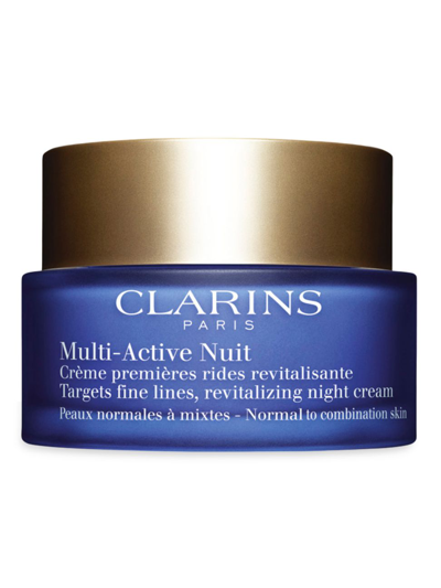 Shop Clarins Women's Multi-active Anti-aging Night Glowing Skin Moisturizer In Size 0