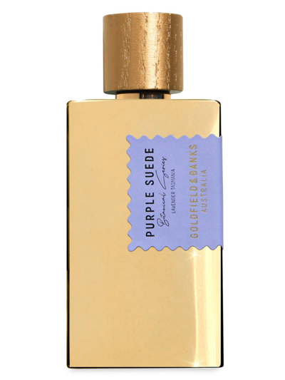 Shop Goldfield & Banks Women's Purple Suede Perfume In Size 3.4-5.0 Oz.
