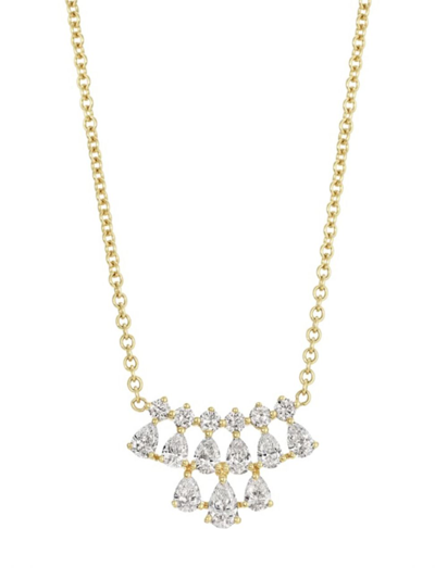 Shop Anita Ko Women's Daphne 18k Yellow Gold & Diamonds Necklace