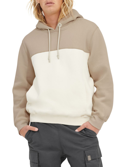 Shop Ugg Men's Alstrom Hoodie Sweatshirt In Cloud/cream