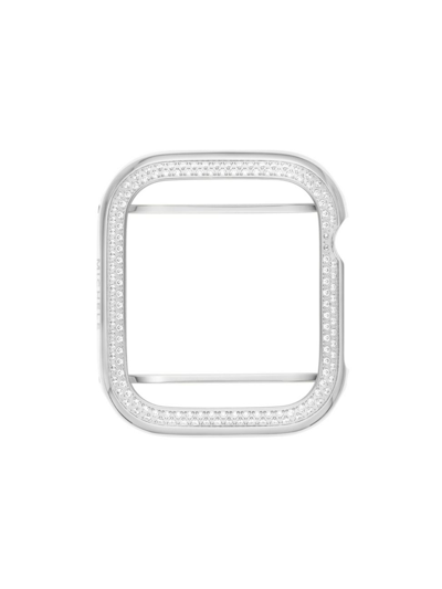 Shop Michele Stainless Steel & Diamond Apple Watch Case/40mm In Neutral