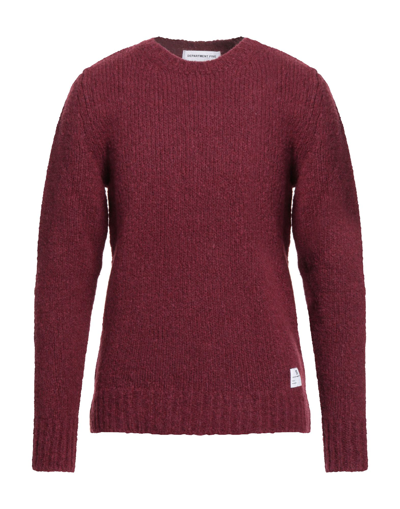 Shop Department 5 Man Sweater Burgundy Size M Wool, Cashmere, Nylon In Red