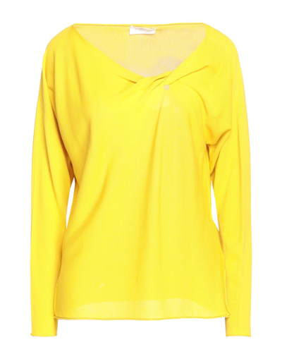 Shop Slowear Zanone Woman Sweater Yellow Size S Viscose, Cotton