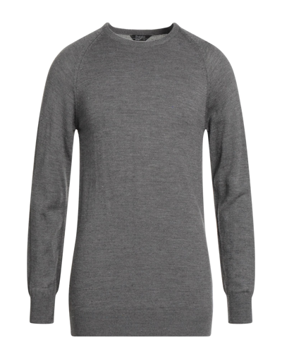 Shop Siviglia Man Sweater Steel Grey Size L Wool, Acrylic