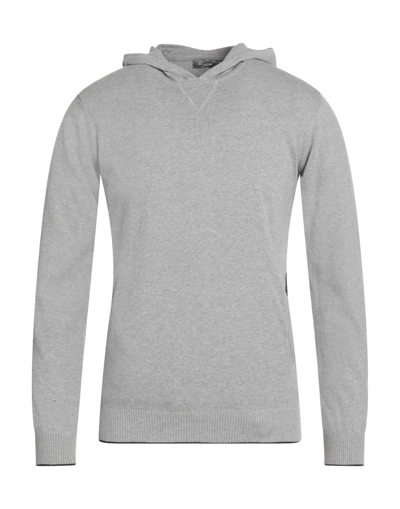 Shop Rossopuro Man Sweater Grey Size 5 Cotton
