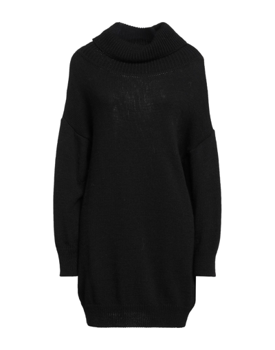 Shop Biancoghiaccio Woman Turtleneck Black Size 2 Acrylic, Wool, Viscose, Alpaca Wool, Polyester