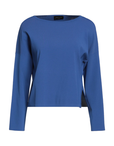 Shop Roberto Collina Woman Sweater Blue Size Xs Viscose, Polyester