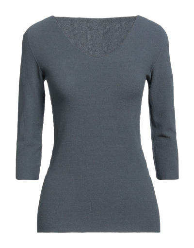 Shop Giorgio Armani Woman Sweater Grey Size 6 Viscose, Polyester