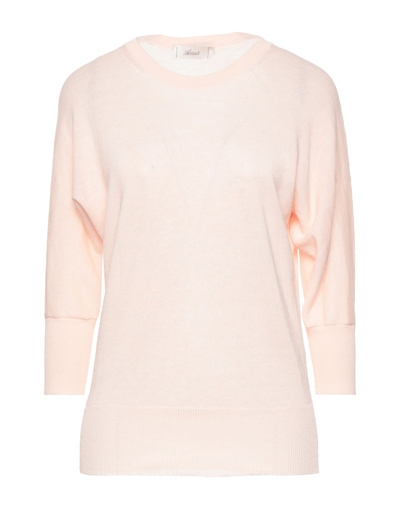 Shop Accuà By Psr Woman Sweater Pink Size 4 Linen, Cotton