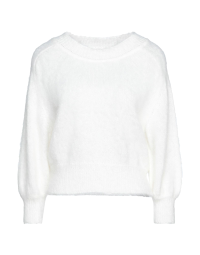 Shop Suoli Woman Sweater Ivory Size 10 Mohair Wool, Polyimide In White