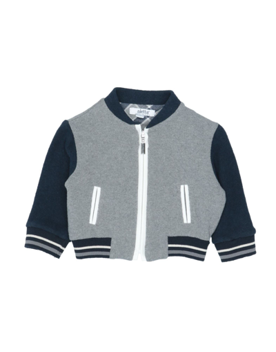 Shop Aletta Newborn Boy Cardigan Grey Size 3 Cotton, Acrylic, Elastane, Viscose, Polyamide