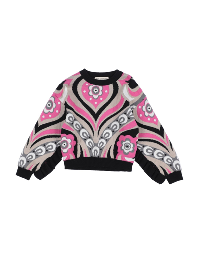 Shop Emilio Pucci Pucci Toddler Girl Sweater Light Grey Size 6 Cotton, Cashmere