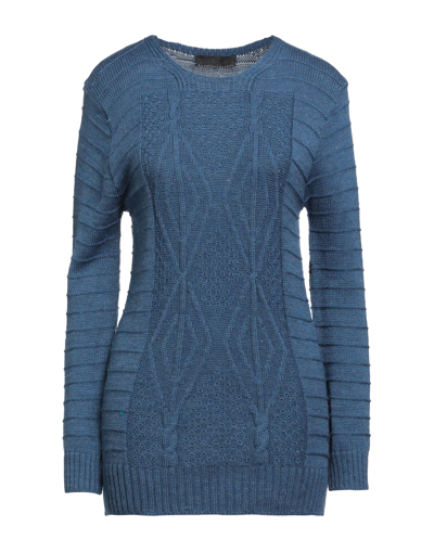 Shop Exte Sweaters In Slate Blue