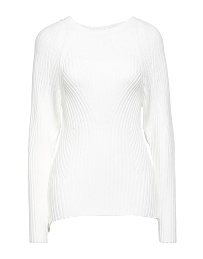 Shop Space Simona Corsellini Simona Corsellini Woman Sweater White Size L Viscose, Polyester