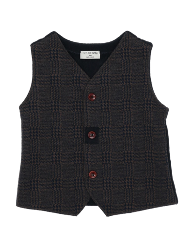 Shop 1+ In The Family 1 + In The Family Toddler Boy Cardigan Dark Brown Size 4 Polyester, Polyamide, Elastane, Acrylic, Co