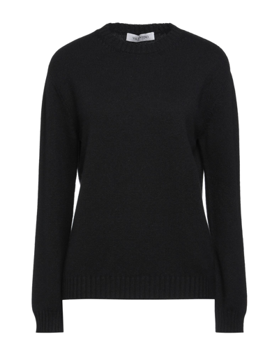 Shop Valentino Garavani Woman Sweater Black Size S Cashmere, Polyester