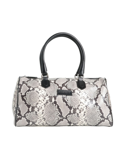 Shop Amen Woman Handbag Grey Size - Soft Leather