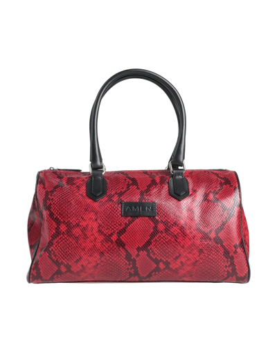 Shop Amen Woman Handbag Red Size - Soft Leather
