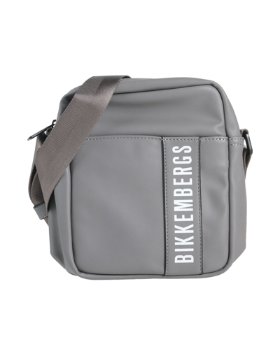 Shop Bikkembergs Handbags In Light Grey