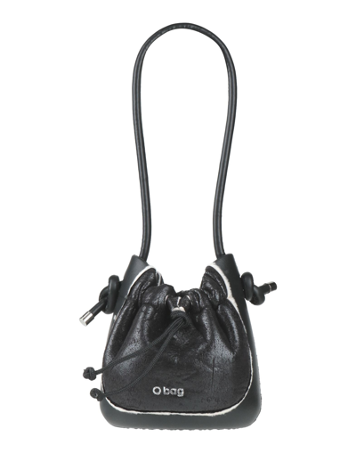 Shop O Bag Woman Shoulder Bag Black Size - Polyester, Eva (ethylene - Vinyl - Acetate), Acrylic, Polyuret