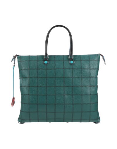Shop Gabs Handbags In Dark Green