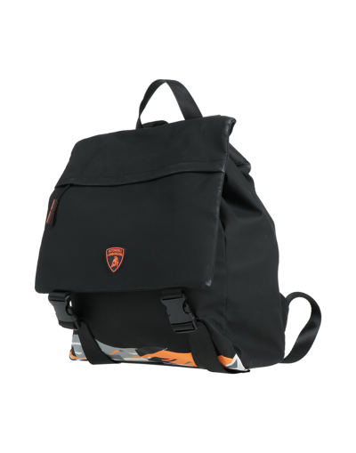 Shop Automobili Lamborghini Backpacks In Black