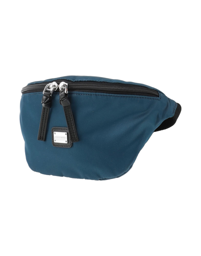 Shop Dolce & Gabbana Toddler Boy Belt Bag Blue Size - Nylon, Calfskin, Elastane