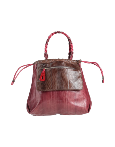 Shop Maliparmi Handbags In Maroon