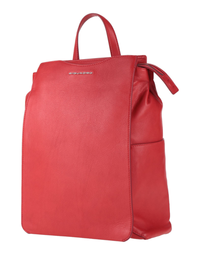 Shop Piquadro Backpacks In Red