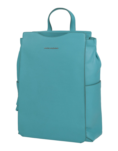 Shop Piquadro Backpacks In Sky Blue