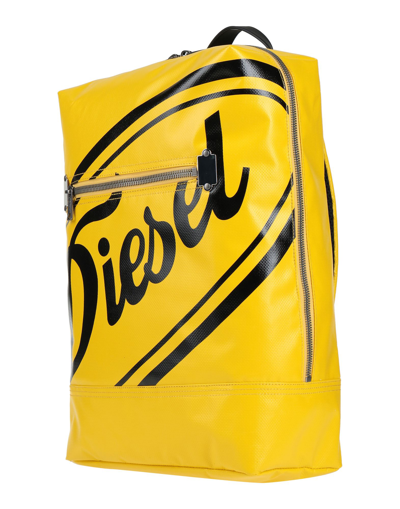 Shop Diesel Backpacks In Yellow