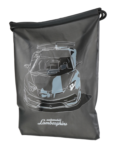 Shop Automobili Lamborghini Backpacks In Black