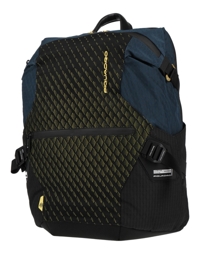 Shop Piquadro Backpacks In Dark Blue