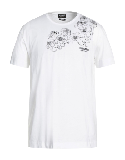 Shop Dirk Bikkembergs Man T-shirt White Size S Cotton